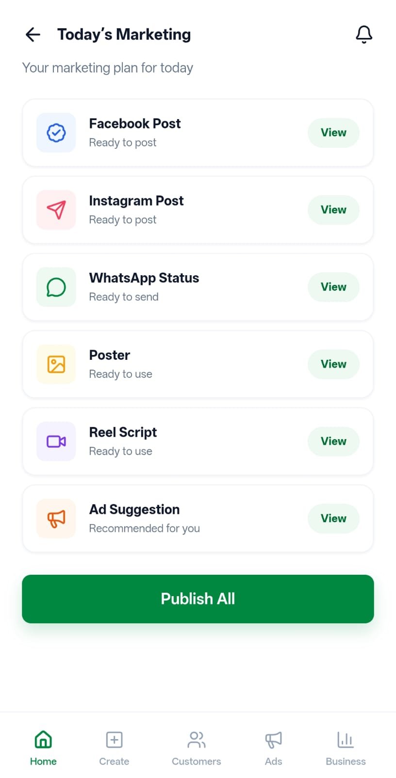 GROGENT planned marketing content